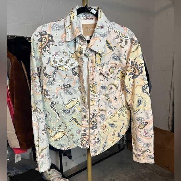 BlankNYC Coming Through Paisley Denim Jacket - Picture 2 of 6